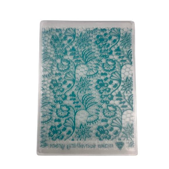 MAKE SOMETHING GREAT Embossing Folder Set Damask Lace Floral Card Making - Picture 5 of 7